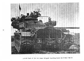 A M-48 Tank 
of the 1st Armor Brigade Guarding Route QL-9 Near Camlo